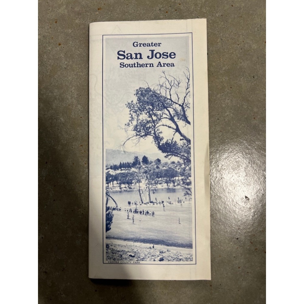 1981 San Jose Map - AAA - Campbell, Los Gatos, Monte Sereno, Saratoga, Cupertino